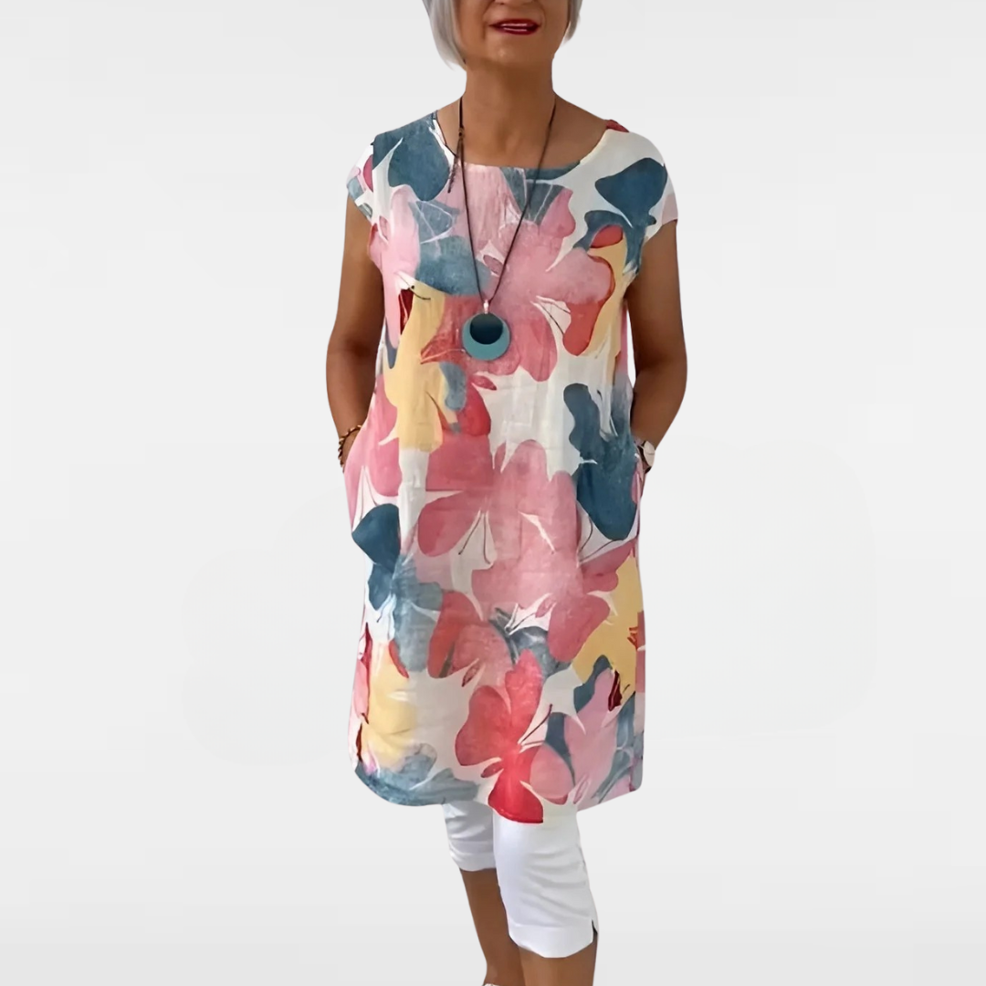 LINDA | BLOOM TUNIC DRESS 