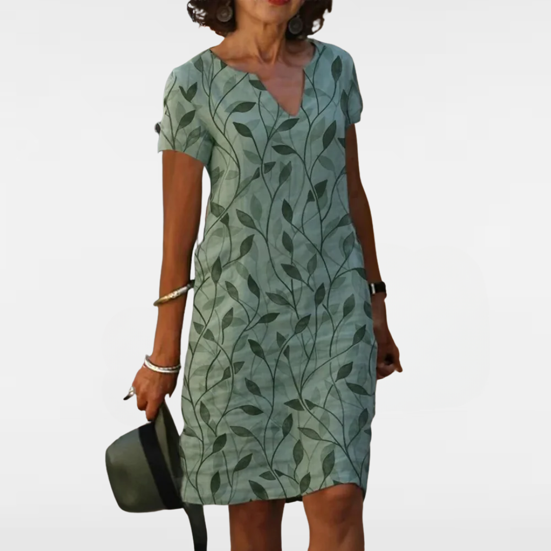 ALORA | SLIMMING SUMMER MIDI DRESS