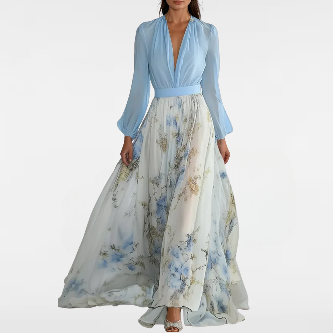 Clara | Stunning Floral Print Maxi Dress 