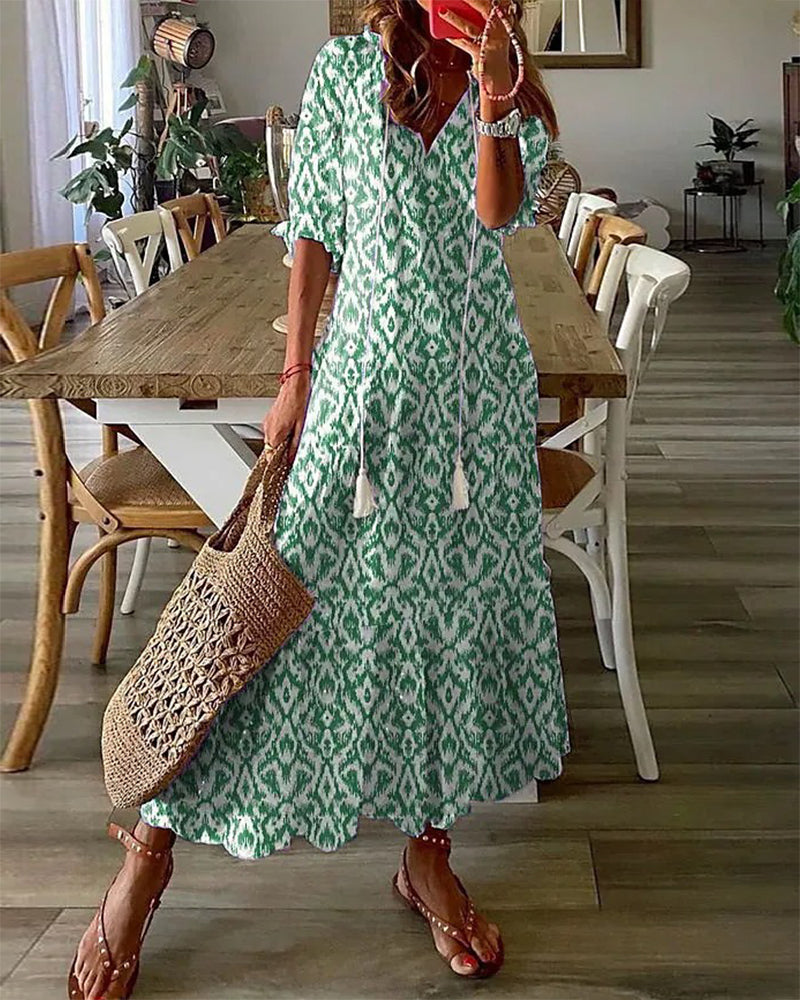 SHAINE | LOOSE BOHEMIAN DRESS 
