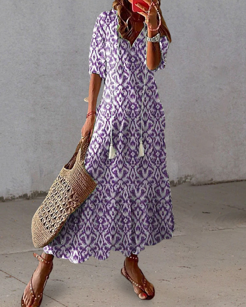 SHAINE | LOOSE BOHEMIAN DRESS 