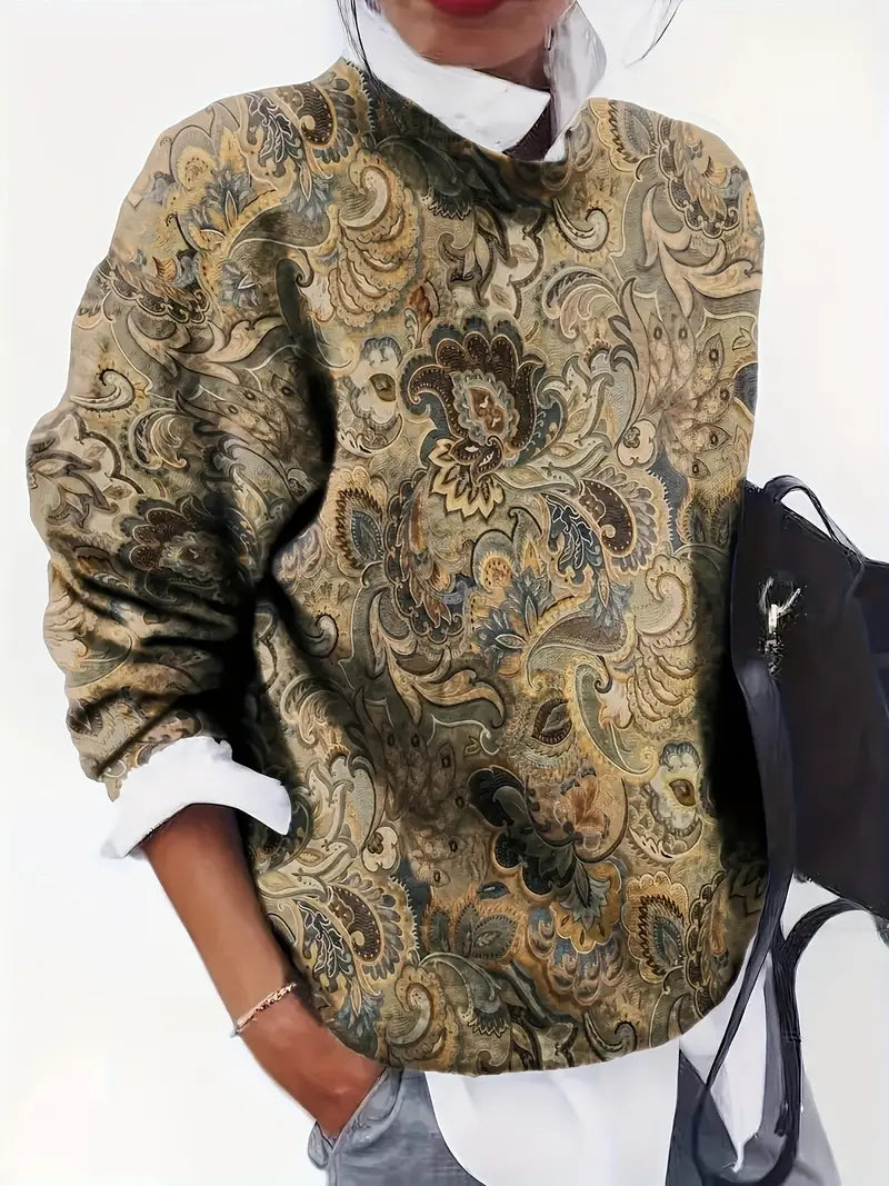 Talbot | Vintage Paisley Sweater