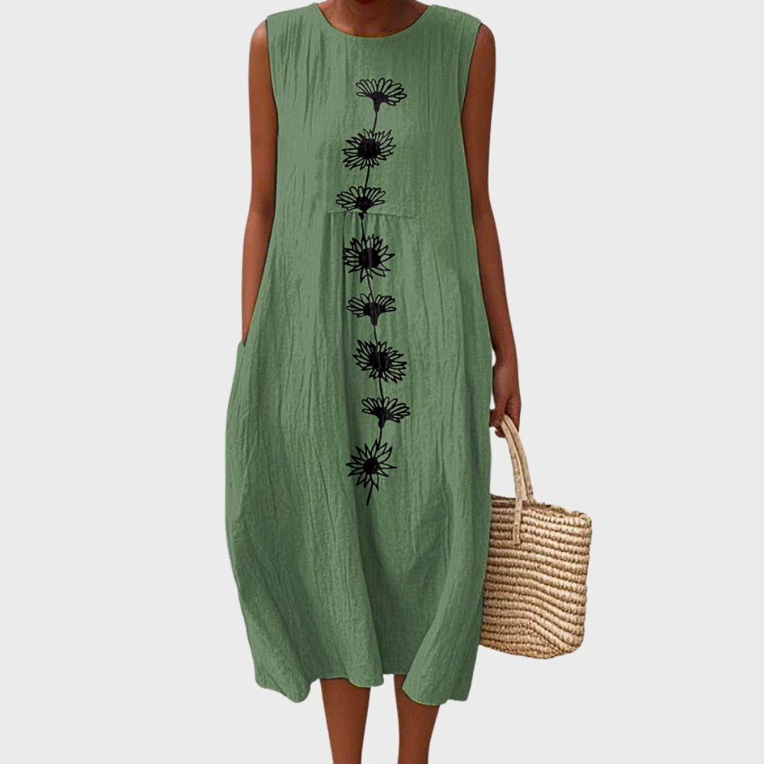Liliana | Casual Loose Floral Dress 