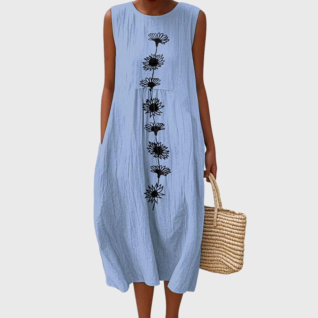 Liliana | Casual Loose Floral Dress 