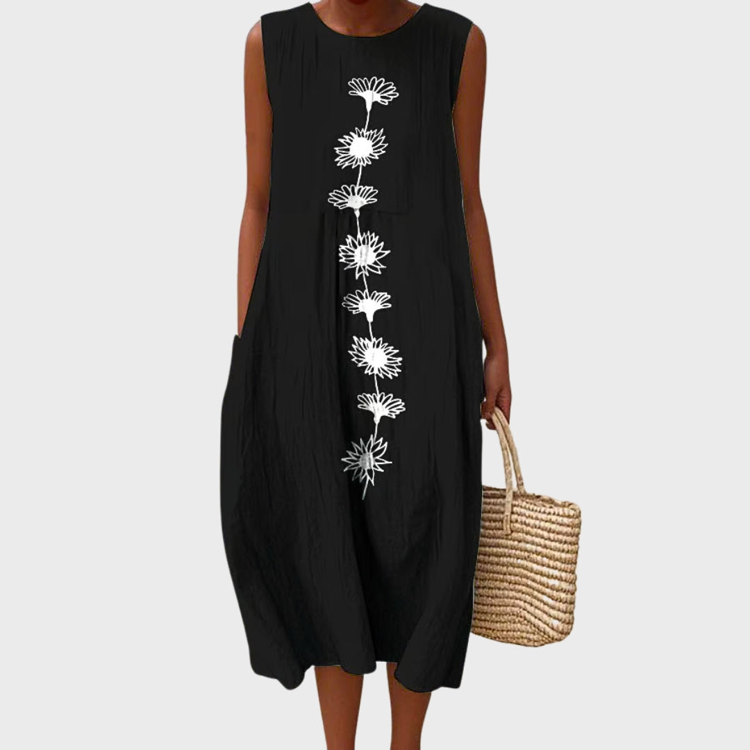Liliana | Casual Loose Floral Dress 