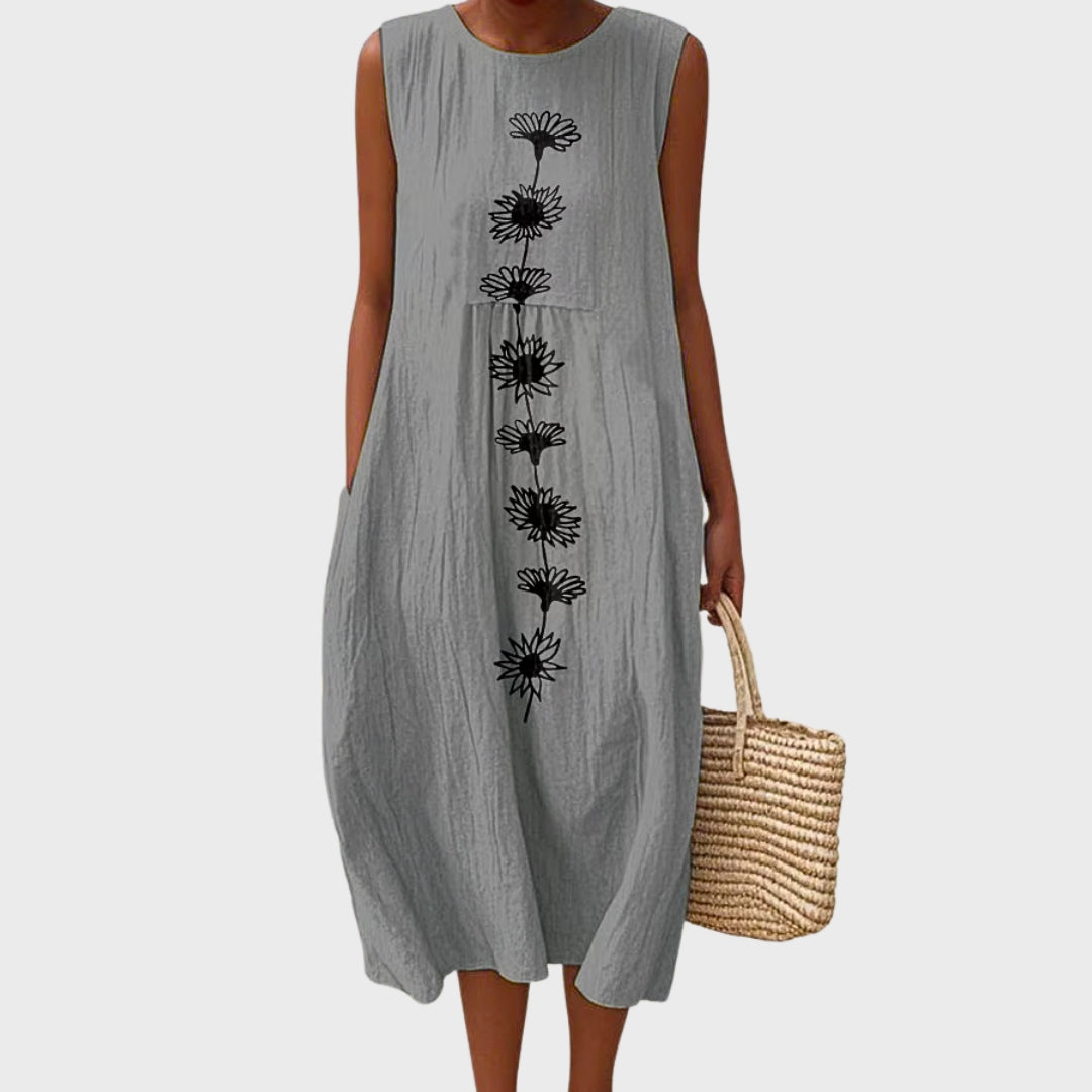 Liliana | Casual Loose Floral Dress 
