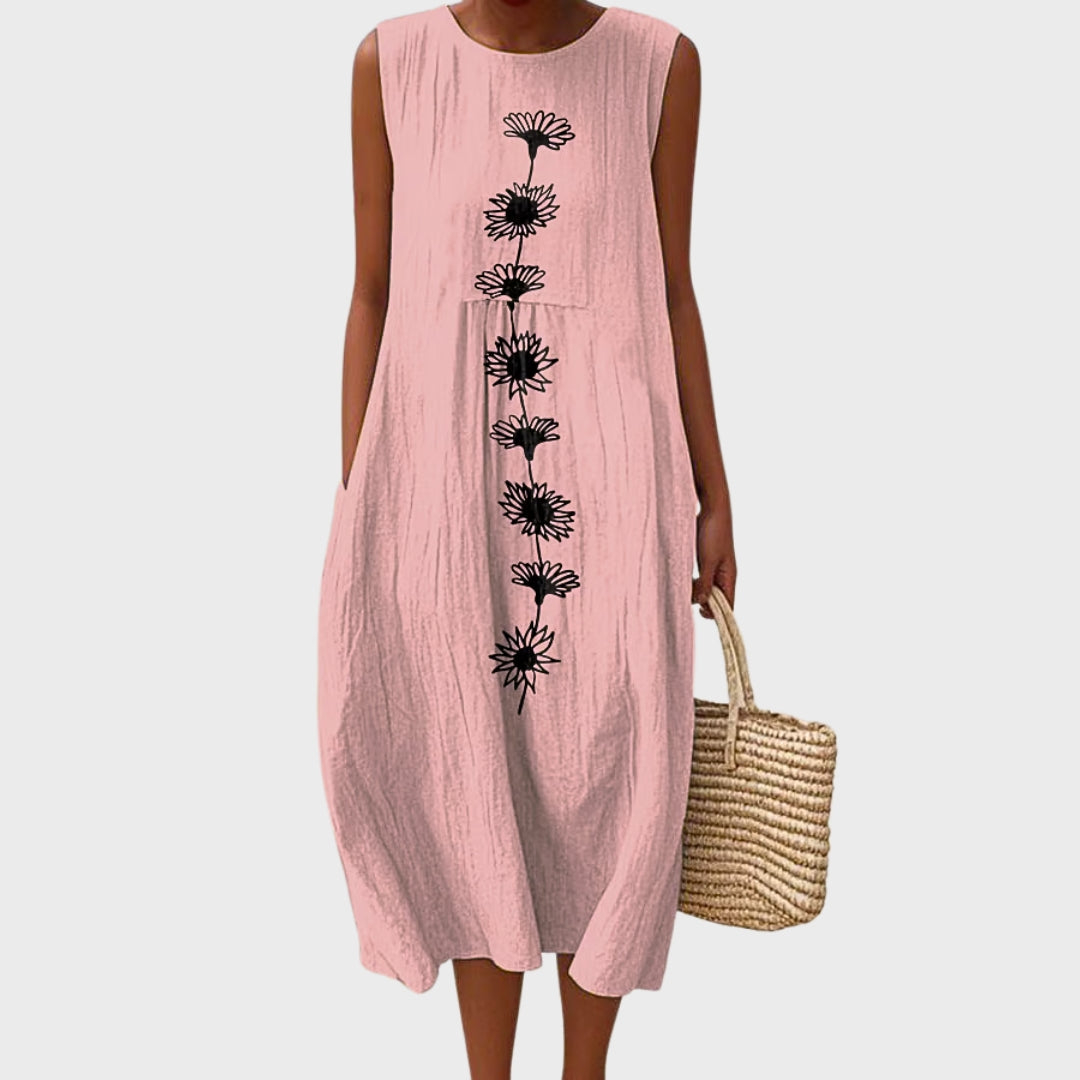 Liliana | Casual Loose Floral Dress 