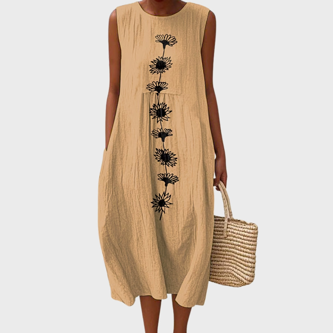 Liliana | Casual Loose Floral Dress 