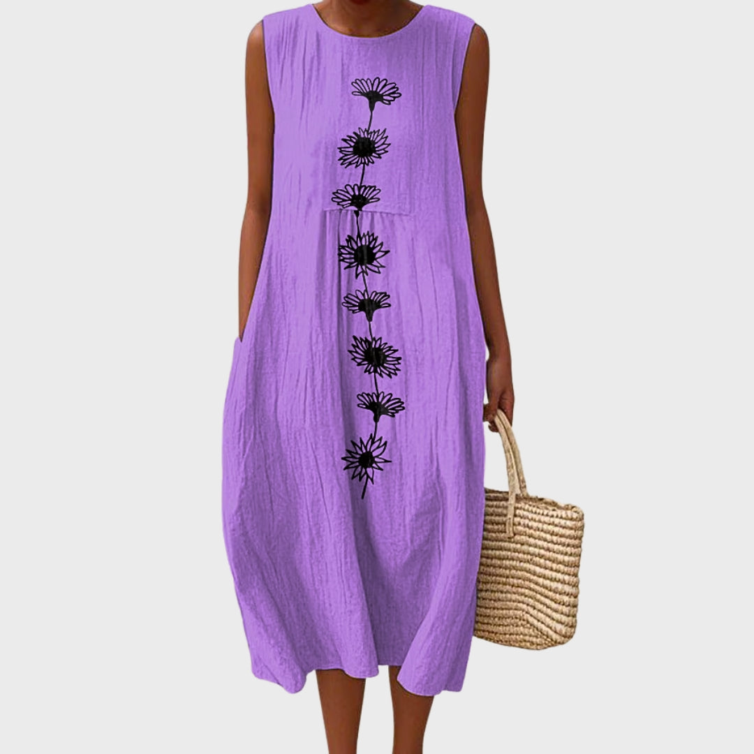 Liliana | Casual Loose Floral Dress 