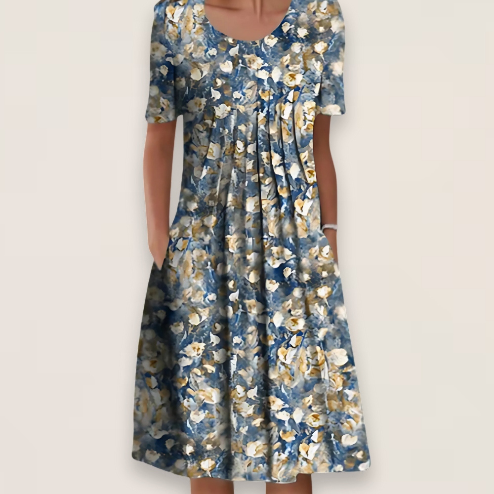 Evalisse | Flattering Midi Layered Dress 