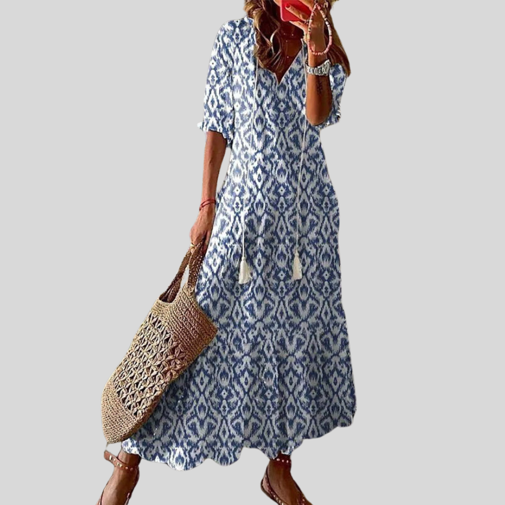 SHAINE | LOOSE BOHEMIAN DRESS 