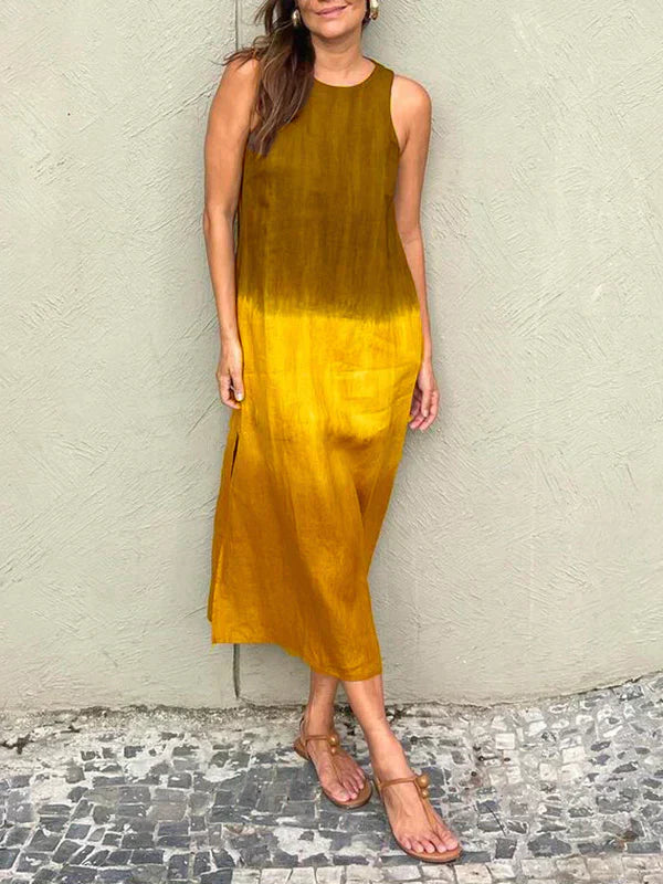 MAYA | SUNSET OMBRÉ MAXI DRESS 