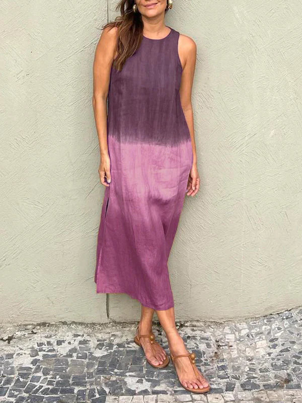 MAYA | SUNSET OMBRÉ MAXI DRESS 
