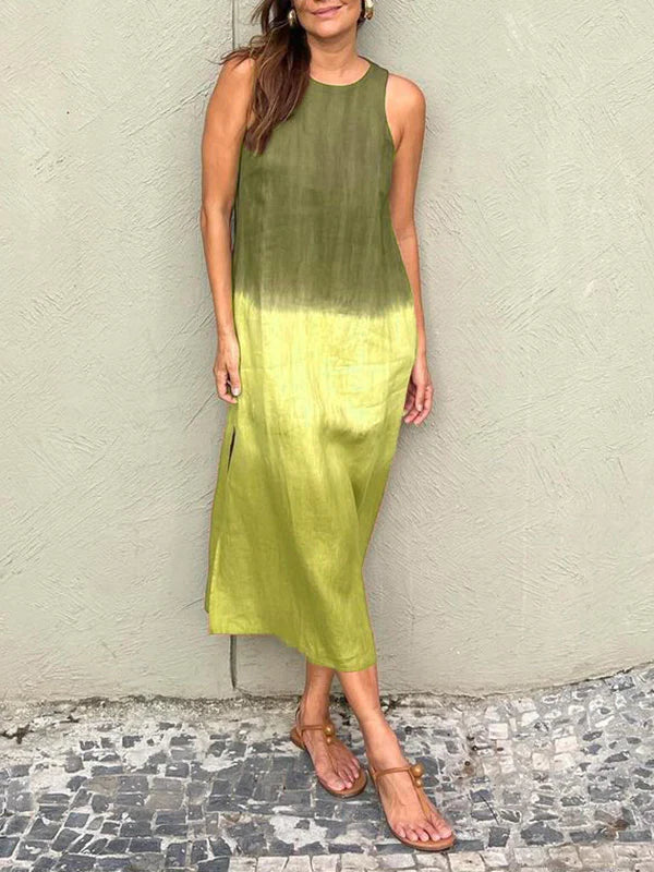 MAYA | SUNSET OMBRÉ MAXI DRESS 
