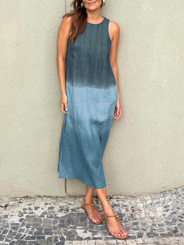 MAYA | SUNSET OMBRÉ MAXI DRESS 