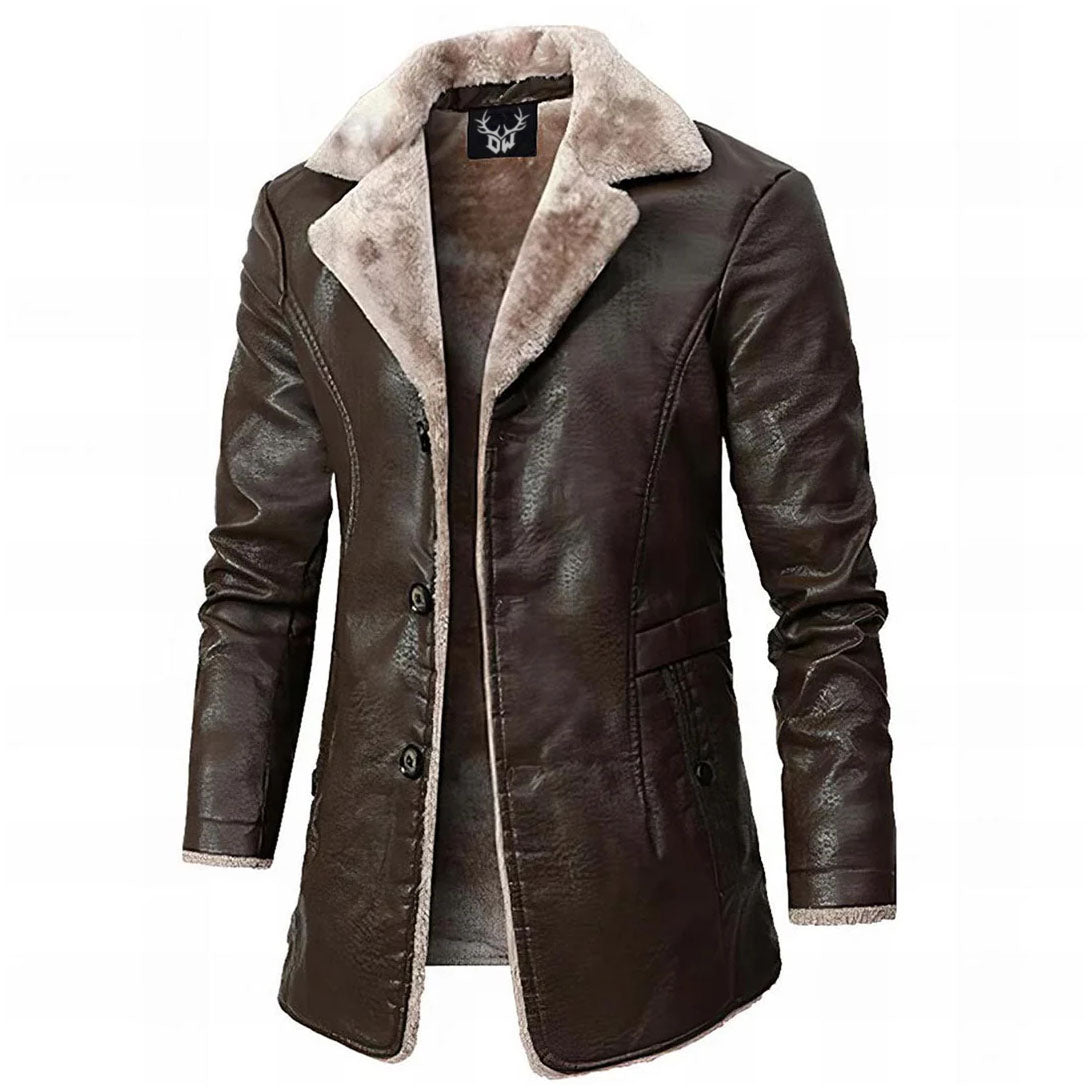 Elegant Premium Leather Jacket - Viretti