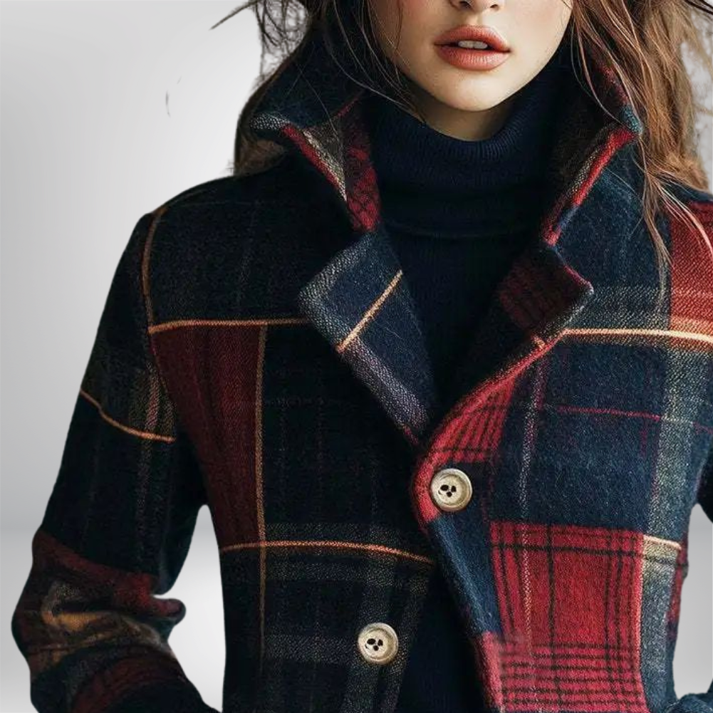 Campbell™ | Classic Plaid Wool Coat