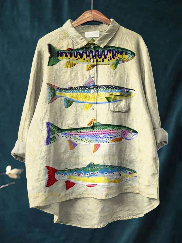 Darcy™ - Fish Art Shirt 