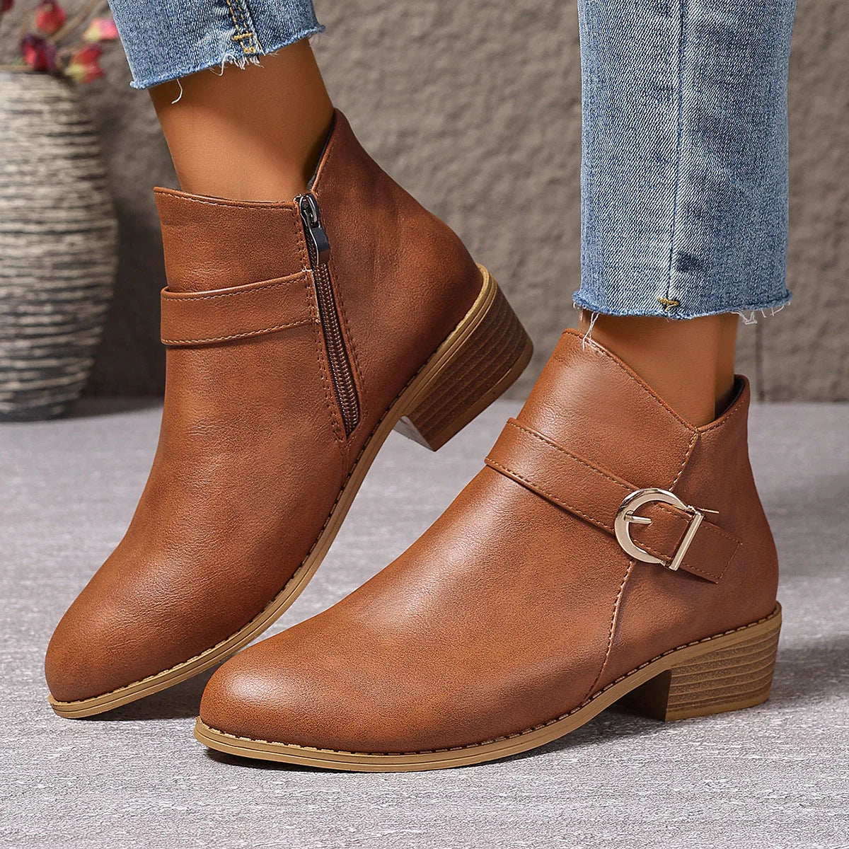 Leigh™ - Non-Slip Orthopedic Ankle Boots