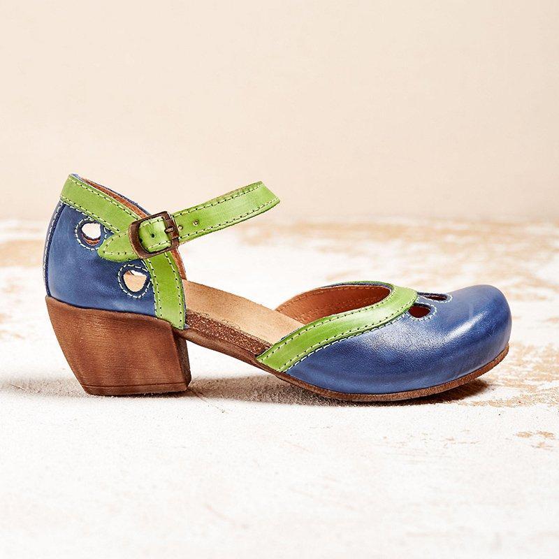 Liora | Comfortable Low Heeled Sandals 