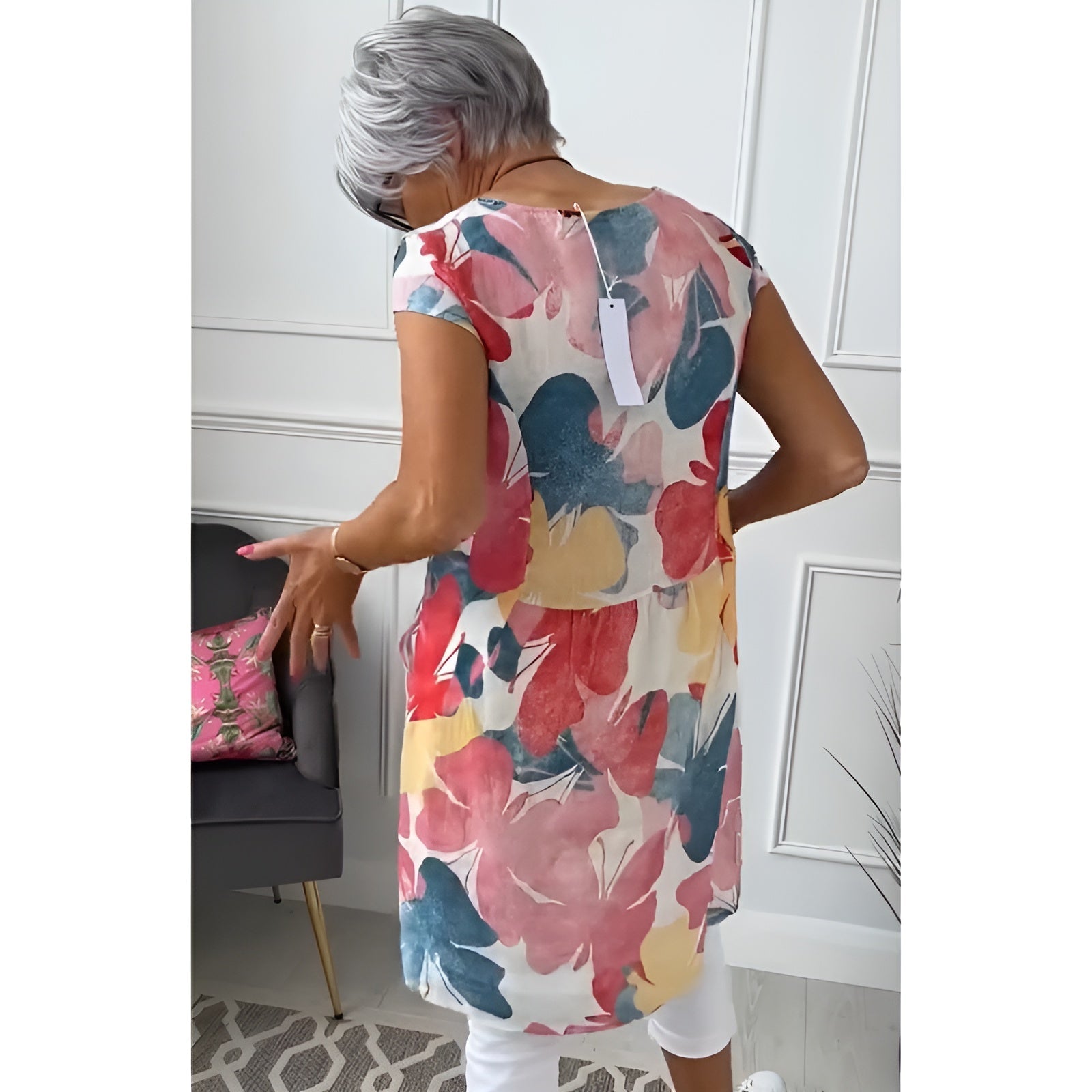 LINDA | BLOOM TUNIC DRESS 