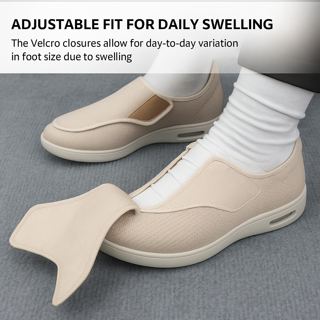 WideEase™ - ORTHOPEDIC SHOE WITH ADJUSTABLE CLOSURE - UNISEX 