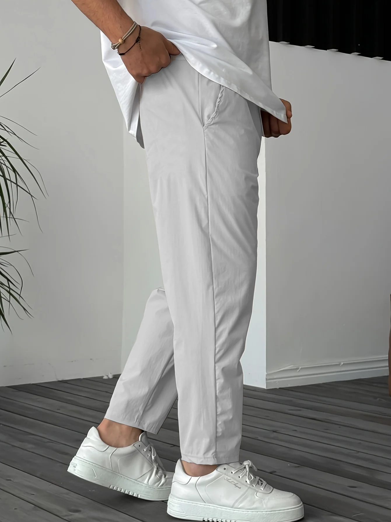 Essenza™ – TAPERED DRAWSTRING TROUSERS 