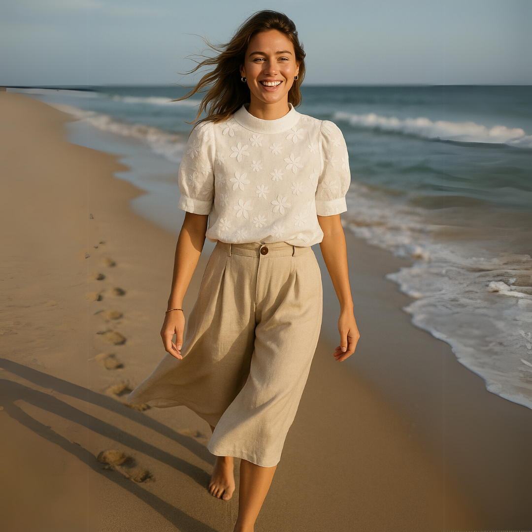 DOUTZEN™ – LIGHTWEIGHT EMBROIDERED SPRING BLOUSE