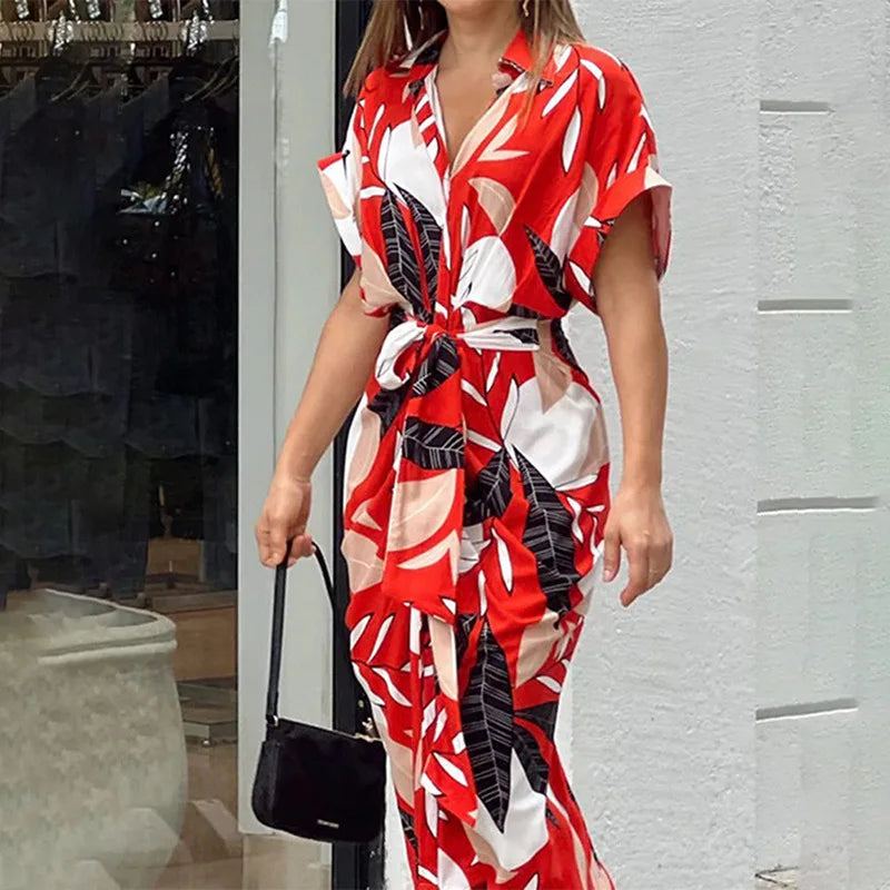 VICKY | CASUAL PRINTED DRESS 