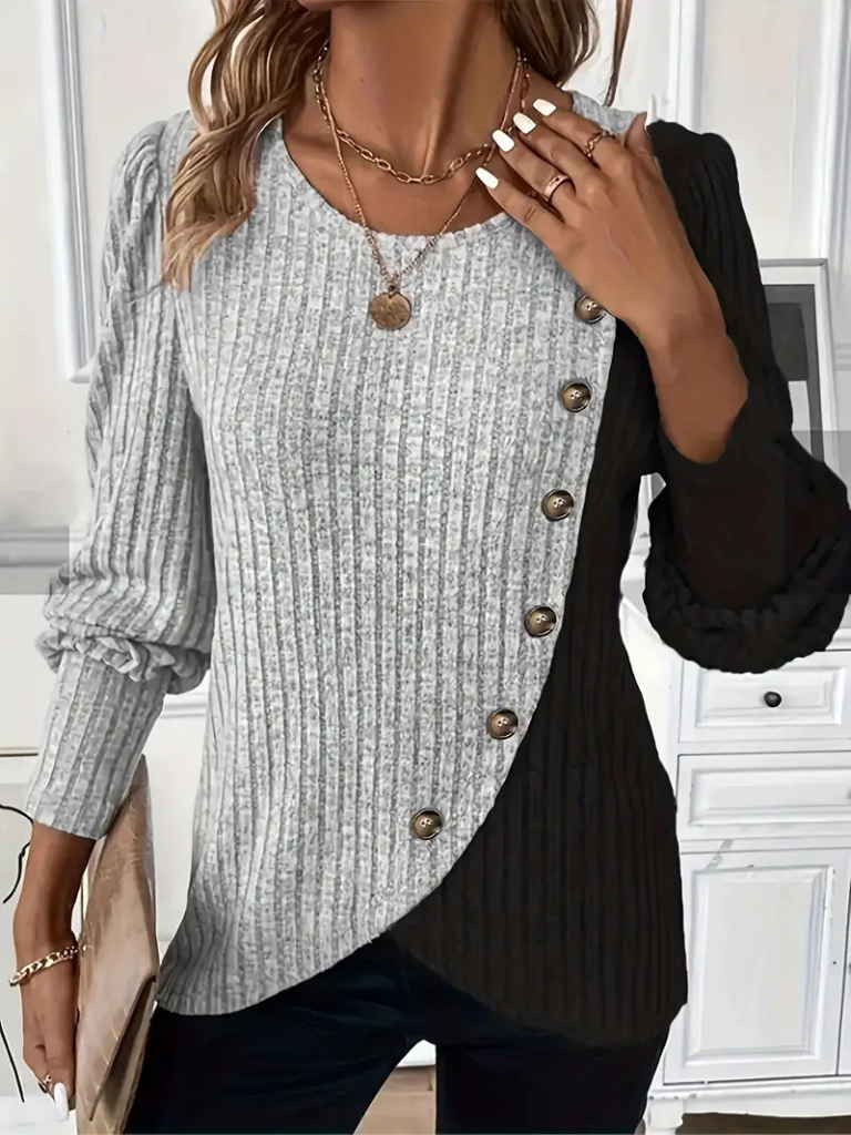KAIA | CASUAL KNIT LONGSLEEVE 