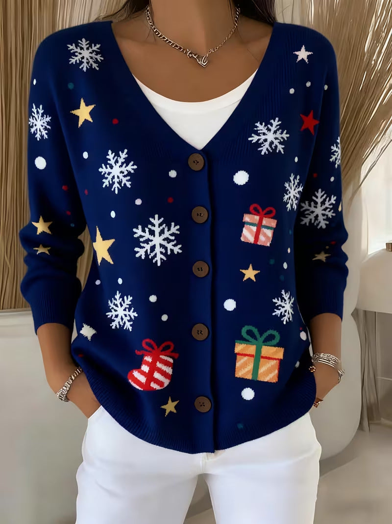 Campbell™ | Midnight Christmas Cardigan