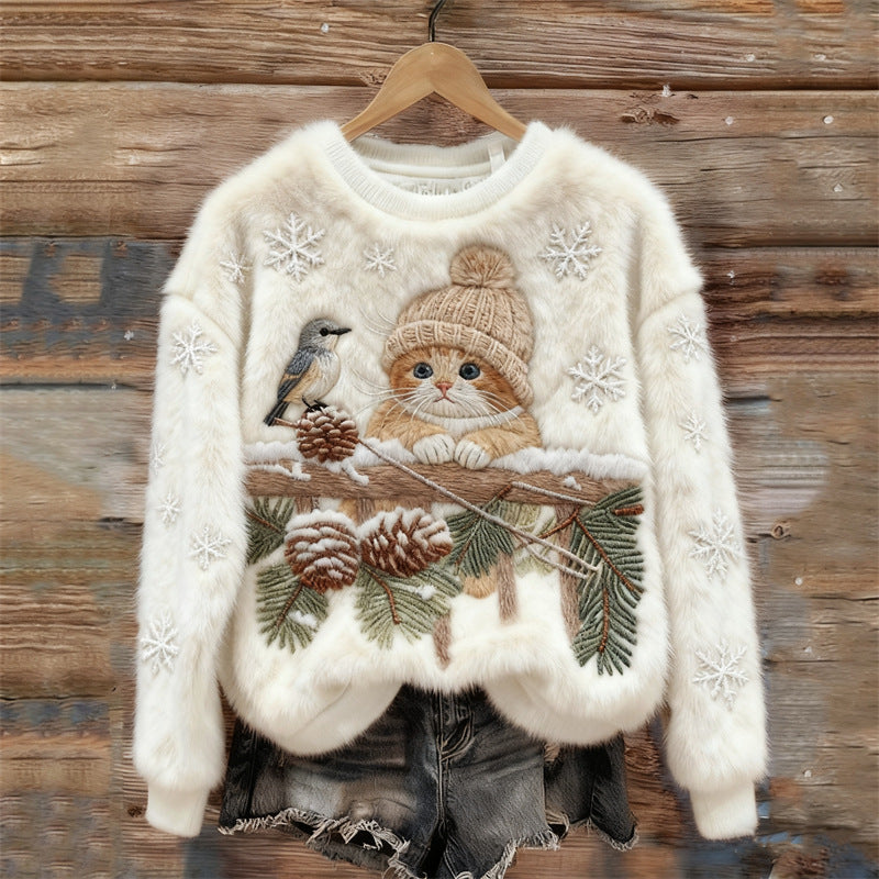 Talbot™ | Cozy Kitten Winter Sweater