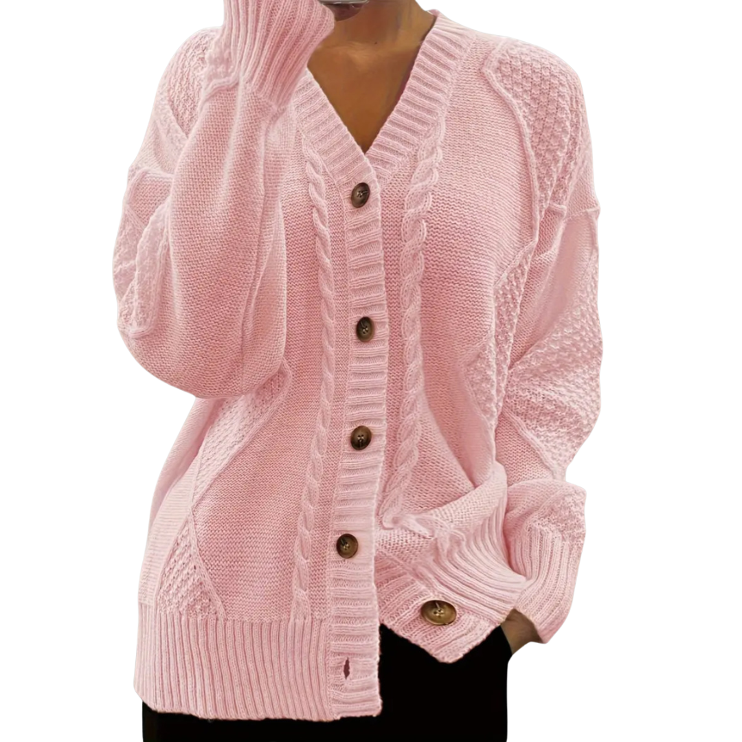 Alexa | Cable Knit Cardigan