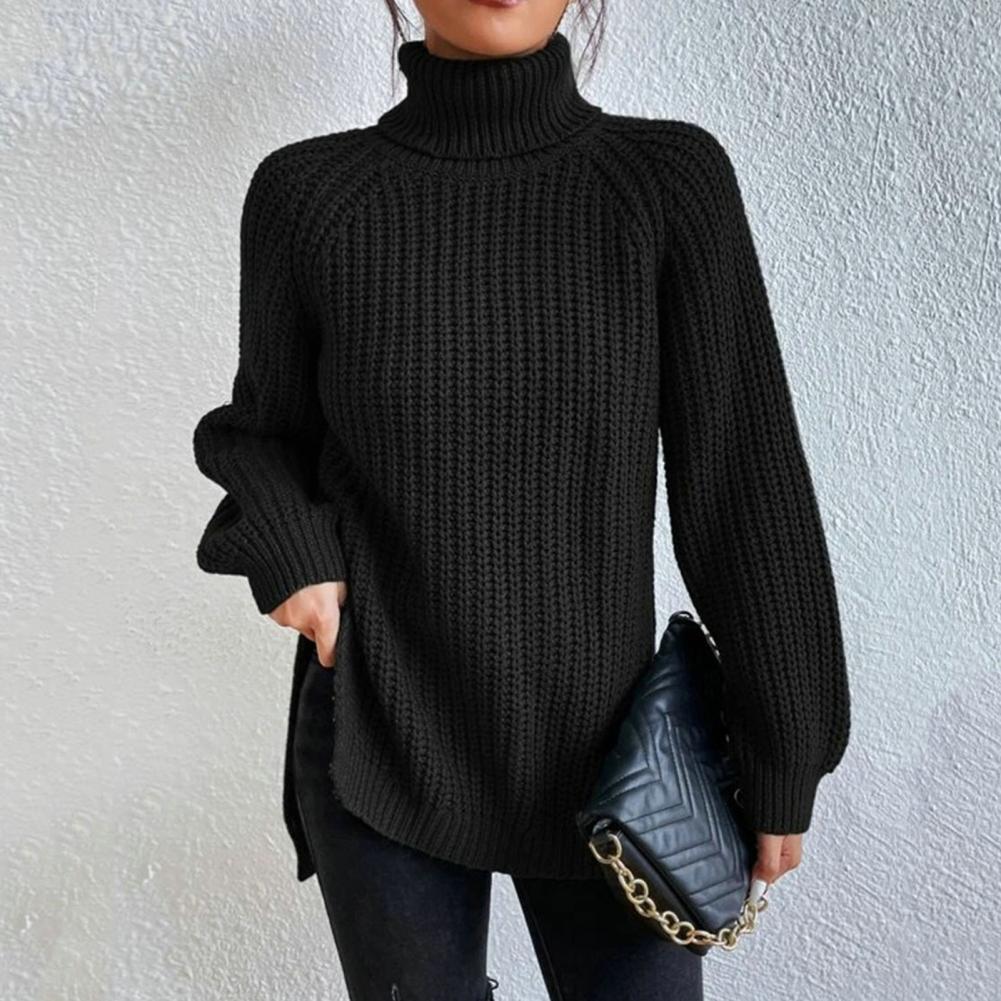 Isabelle – Cotton Ladies' Turtleneck for Winter