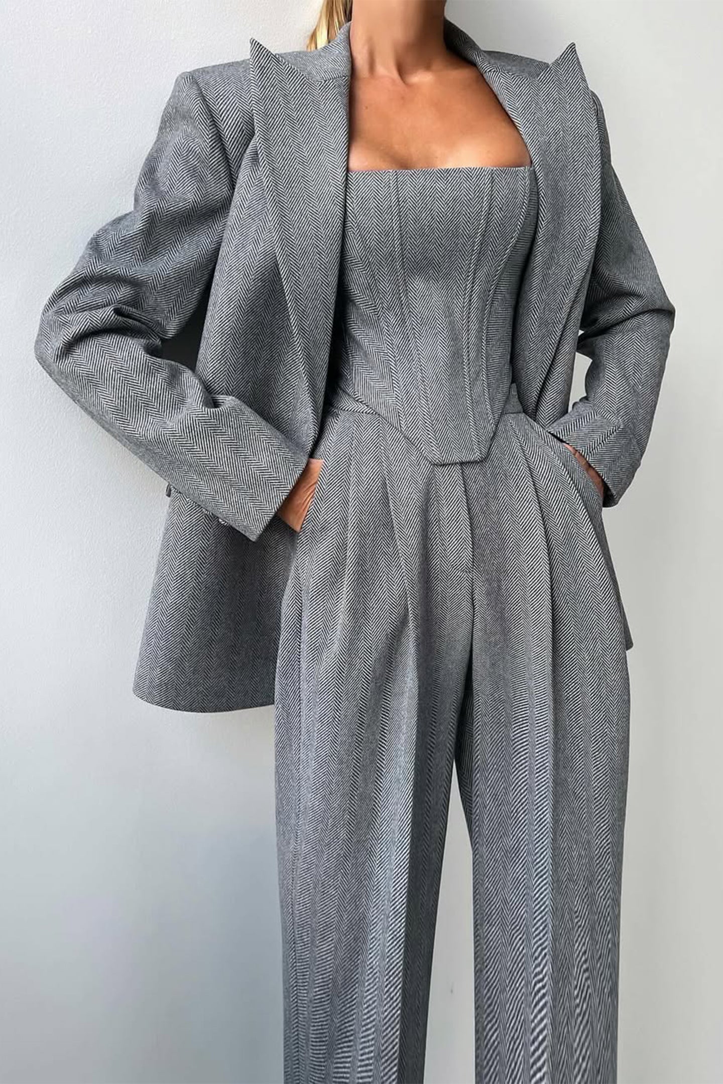Campbell™ | Three-Piece Set with Double-Breasted Blazer