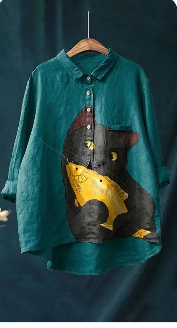 Uluru™ - Cat Art Shirt 