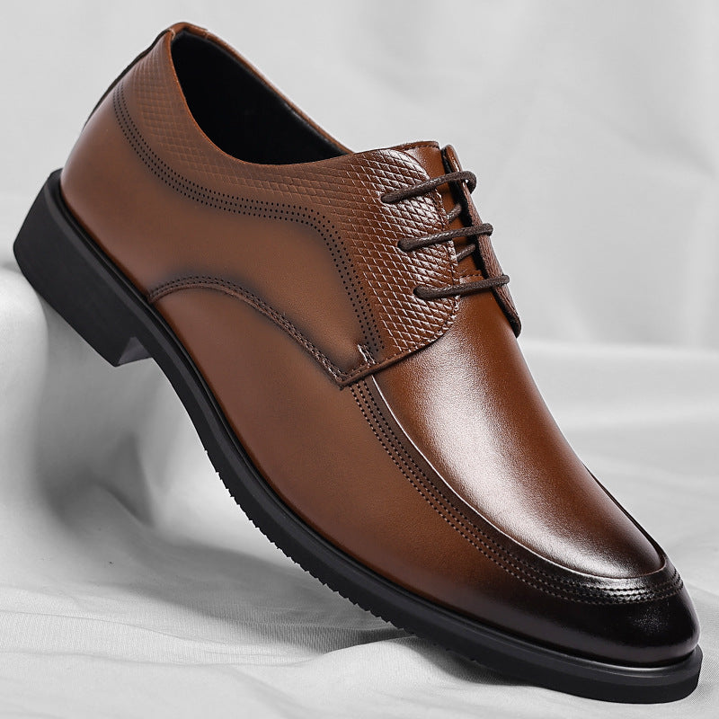 Shiny Leather Oxford Boots - Viretti