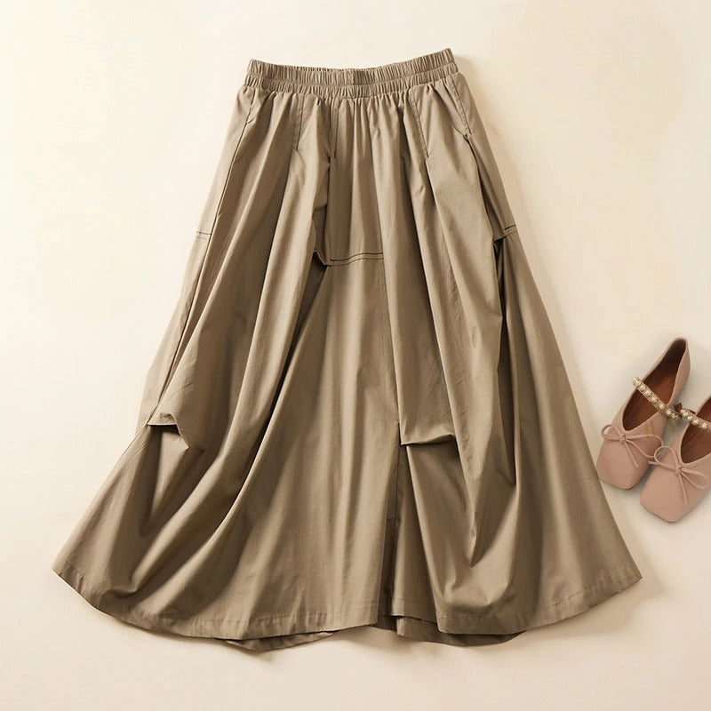 CELINE | STYLISH LINEN SKIRT 