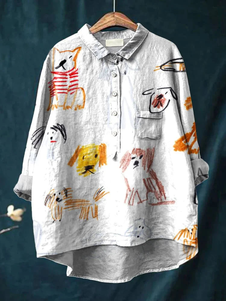 Bria™ - Dog Art Shirt 