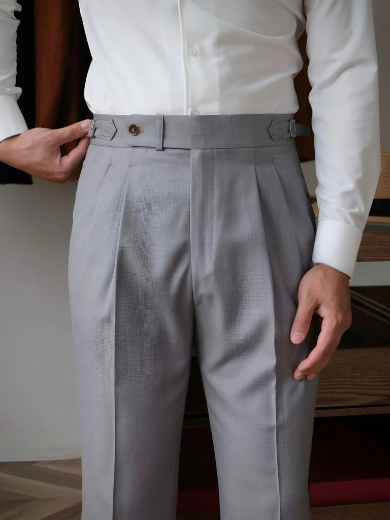 Classic Genova Sidetab Pants - Viretti