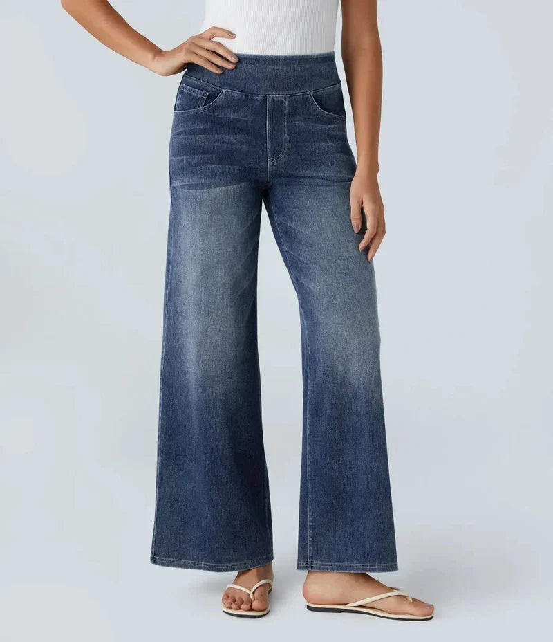 Eva - High-Waisted Stretch Trousers