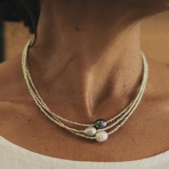Vintage Fresh Water Pearl Necklace 