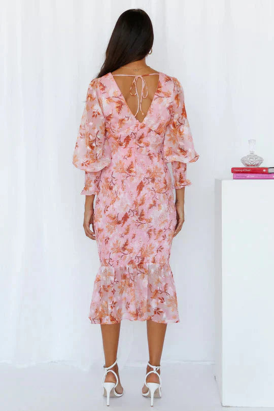 EDITH | ELEGANT FLORAL DRESS 