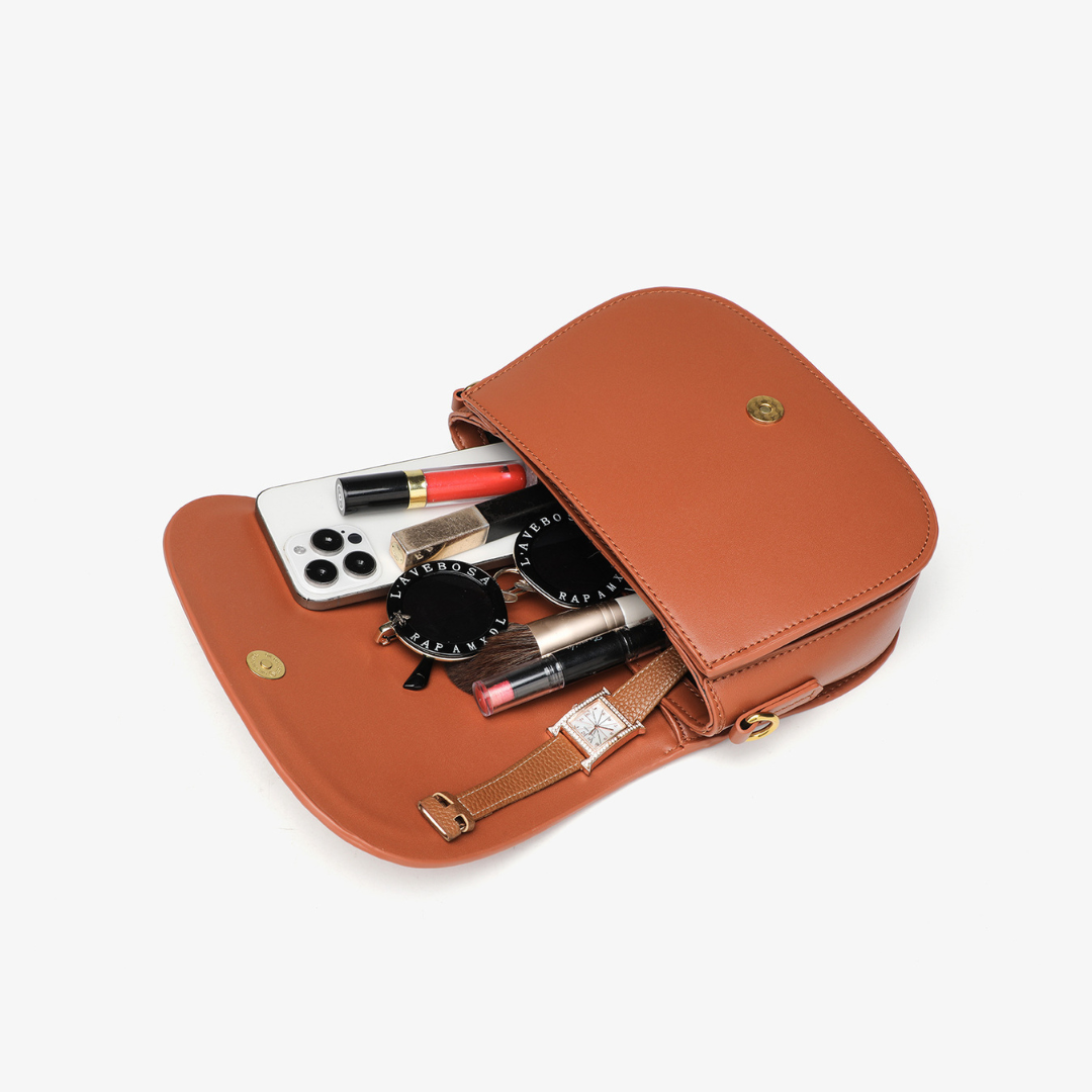 MARTA™ | LEATHER BAG WITH DOUBLE STRAP