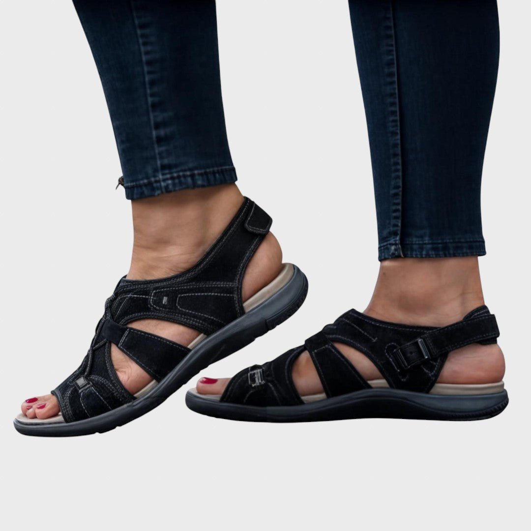 Campbell™ | Sandals with a round open toe