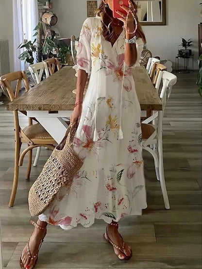 SHAINE | LOOSE BOHEMIAN DRESS 