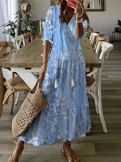 SHAINE | LOOSE BOHEMIAN DRESS 