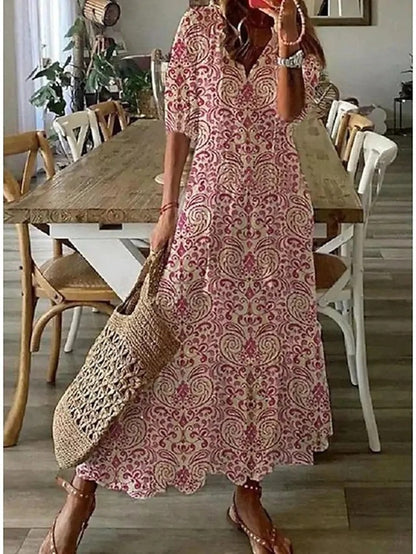 SHAINE | LOOSE BOHEMIAN DRESS 