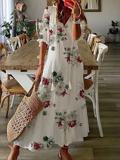 SHAINE | LOOSE BOHEMIAN DRESS 